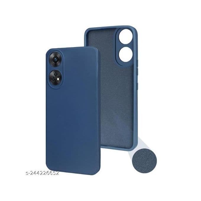 Pochette Oppo Reno 8T 4G en Silicone Liquide Bleu