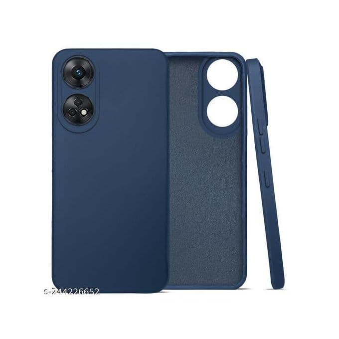 Pochette Oppo Reno 8T 4G en Silicone Liquide Bleu