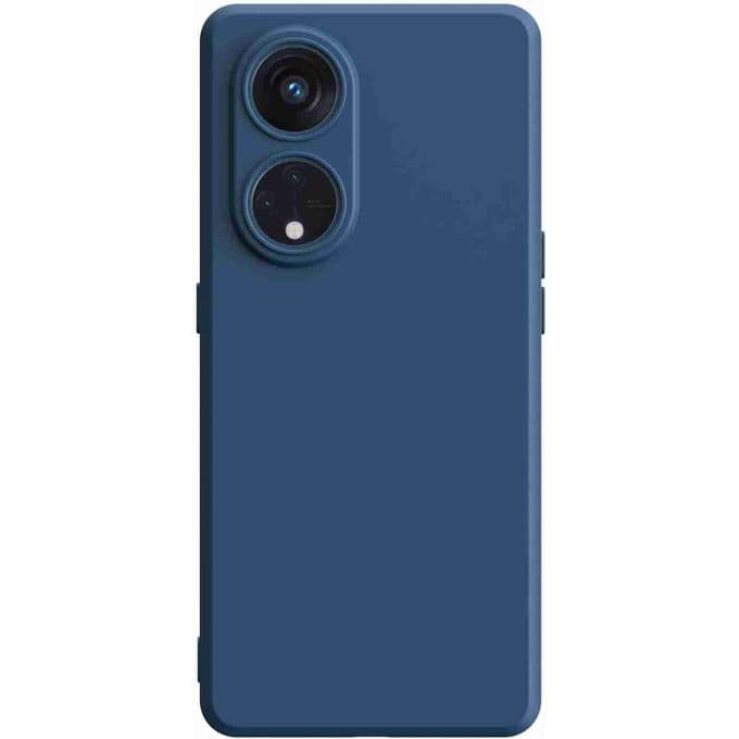 Pochette Oppo Reno 8T 4G en Silicone Liquide Bleu