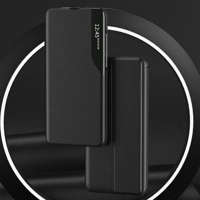 Cover Samsung S22 Plus 5G Simili Cuir Texturé Noir