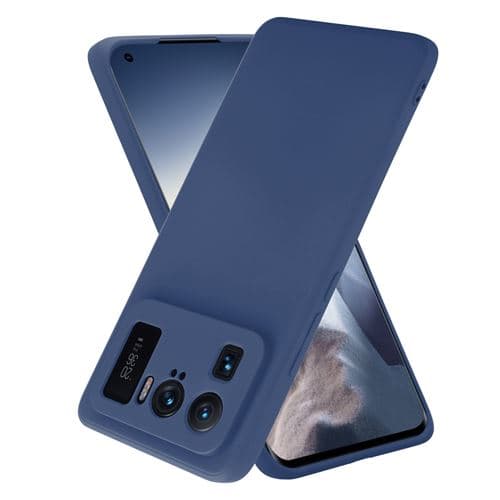 Pochette Xiaomi Mi 11 Ultra en Silicone Liquide Bleu