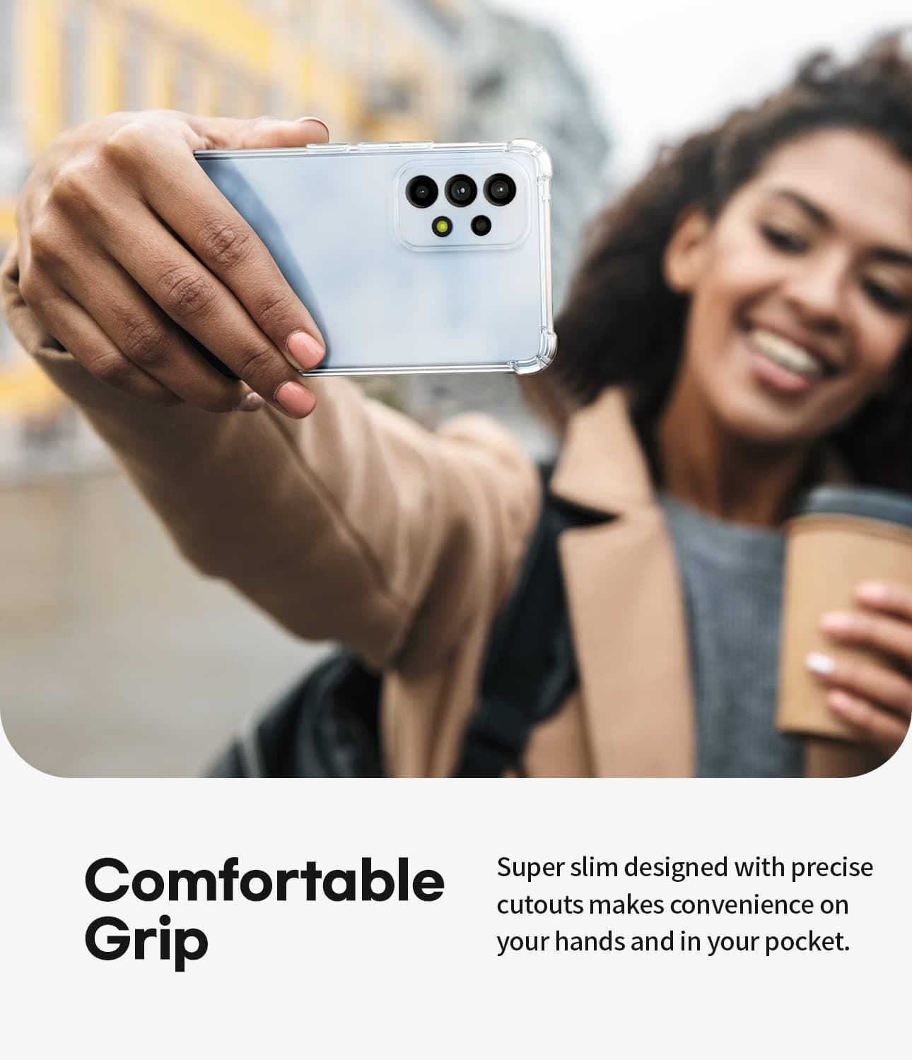 Pochette Samsung A23 Transparente Antichoc
