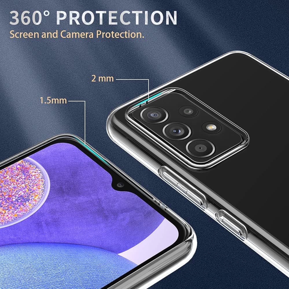 Pochette Samsung A73 Transparente Antichoc