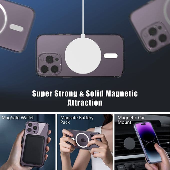 Coque iPhone 14 Pro Max MagSafe Transparente