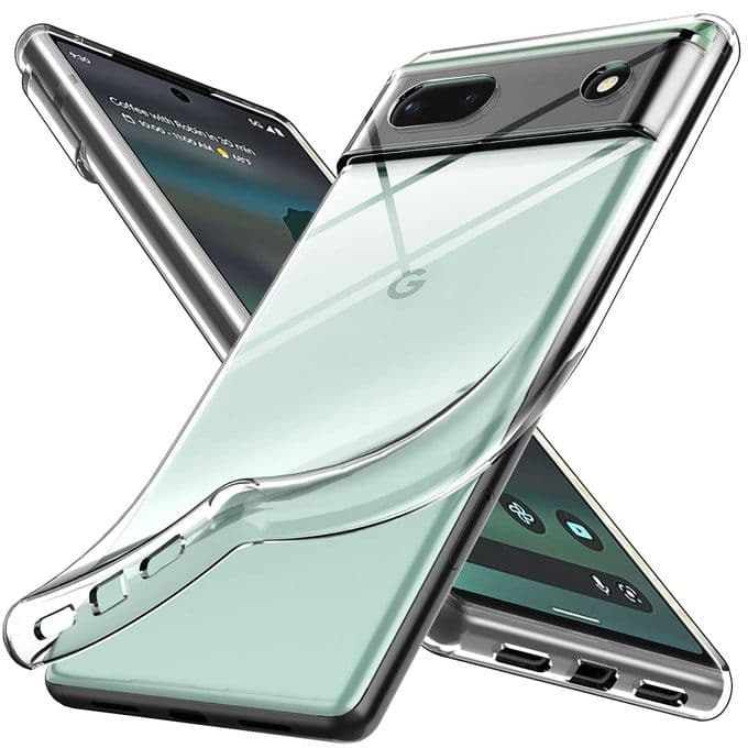 Pochette google pixel 6A Transparente Antichoc