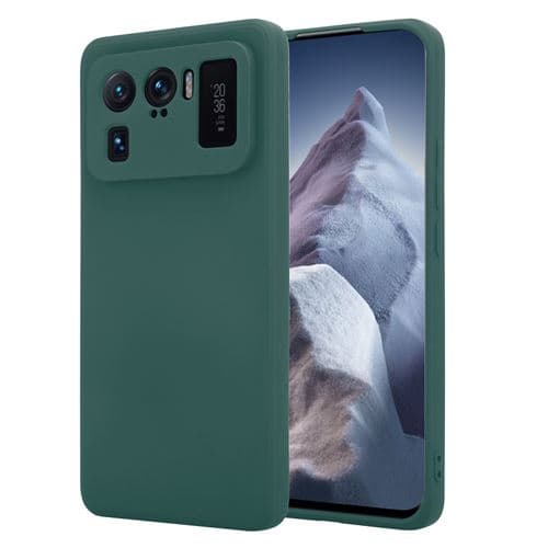 Pochette Xiaomi Mi 11 Ultra en Silicone Liquide Vert